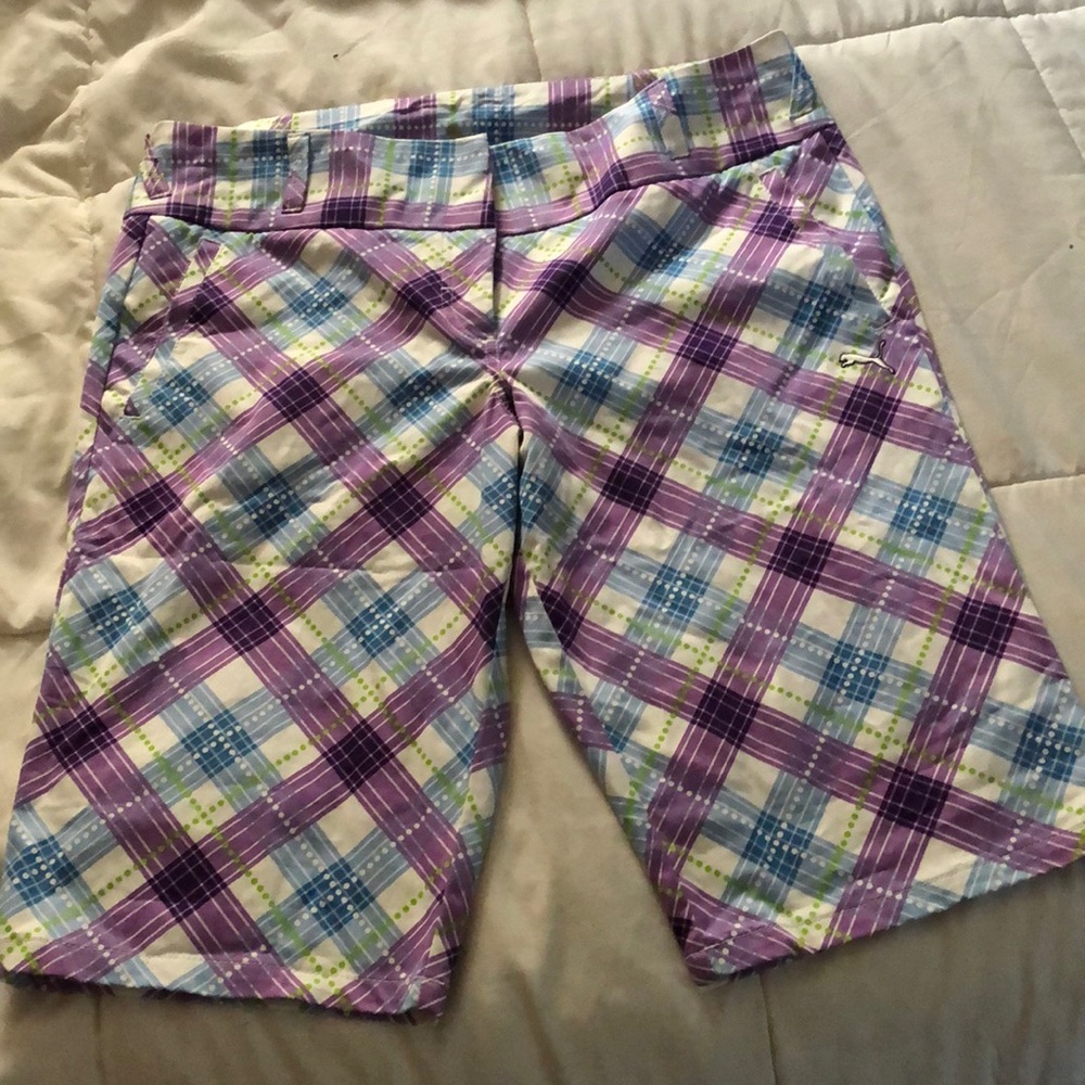 NWT Puma golf shorts , size 14 ladies .